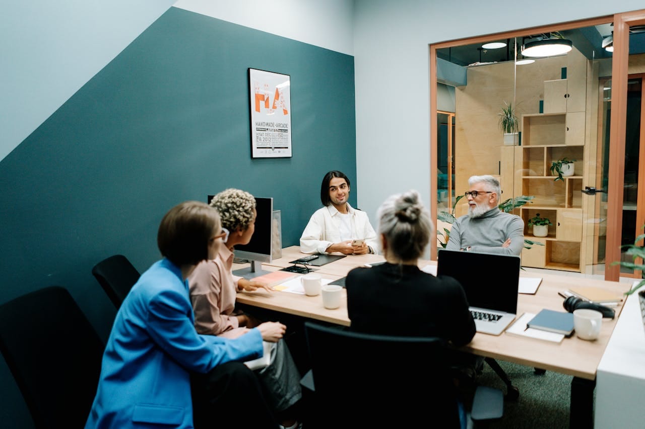 Board meeting marketing strategy discussion